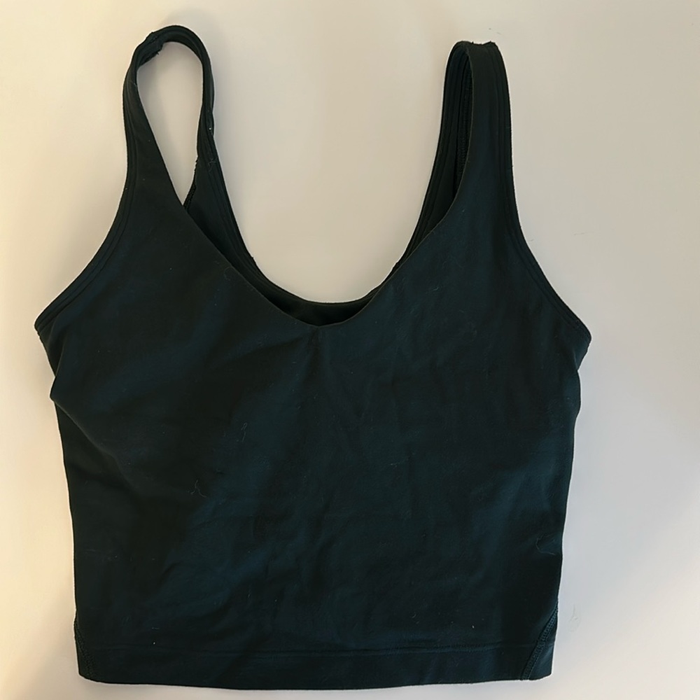 Olive Green Lululemon Aling Tank Top